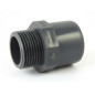 Adaptador de PVC mixto macho/hembra o macho/macho para atornillar y pegar