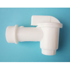 Robinet Blanc 3/4 pouce pour bidons
