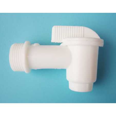 Robinet Blanc 3/4 pouce pour bidons
