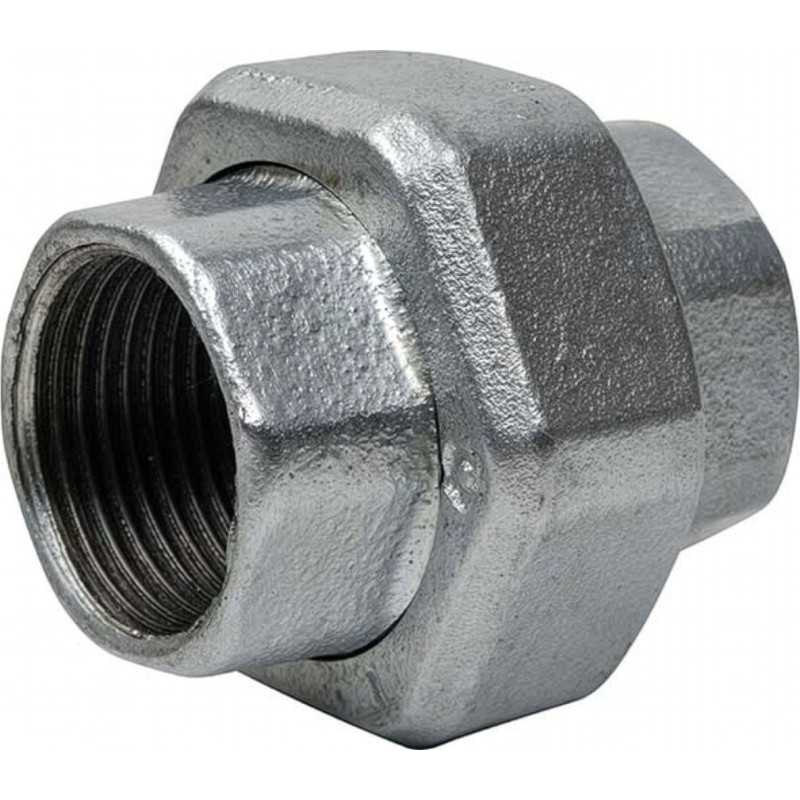 Accesorio de unión de alcance cónico hembra-hembra en hierro fundido maleable galvanizado Accesorio de unión de alcance cónico hembra-hembra en hierro fundido maleable galvanizado