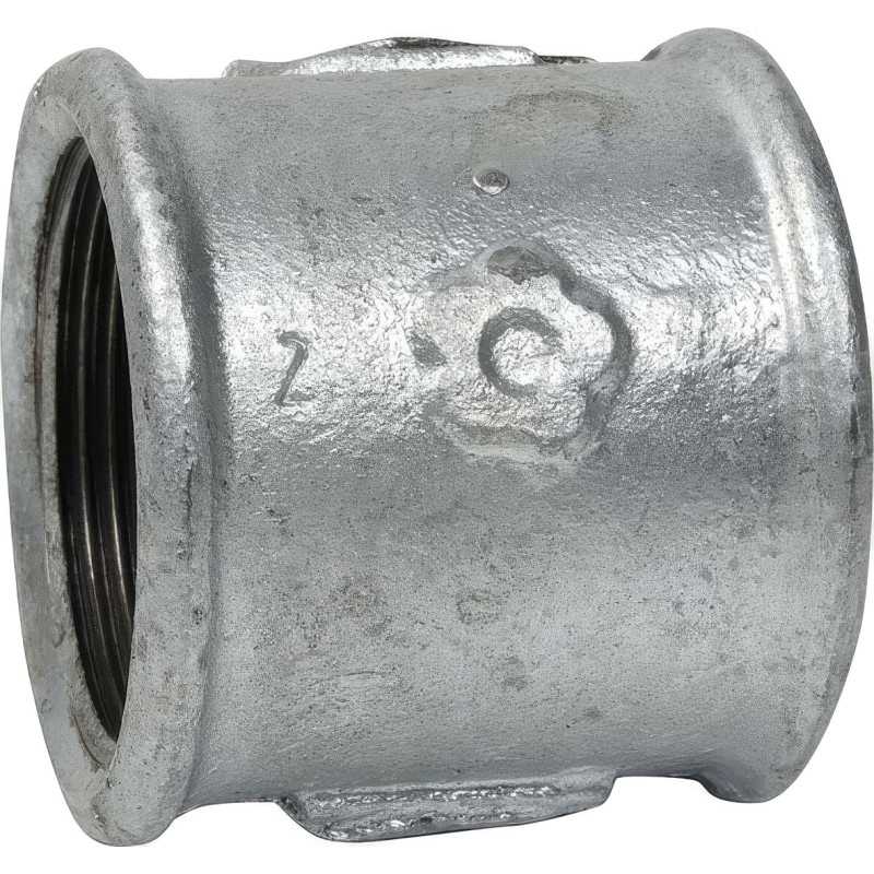 Manguito hembra-hembra de hierro fundido maleable galvanizado