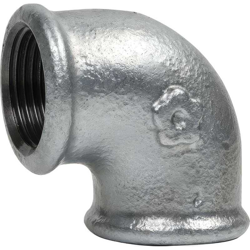 90° Winkel-Buchse | Verzinktes Temperguss EN 10242 90° Winkel-Buchse | Verzinktes Temperguss EN 10242