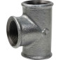 Igual tee 90° | Hembra/hembra de hierro fundido maleable galvanizado EN 10242