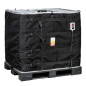 Manta calefactada IBC 1000L - Control de viscosidad y drenaje óptimo