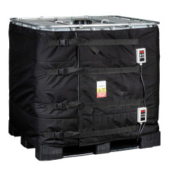 Manta térmica IBC 1000L: aceite fino, resina, grasa 0-90°C - multitanks.com