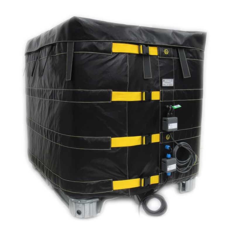 ATEX Heating Blanket + Regulator & Maximum Insulation IBC 1000L
