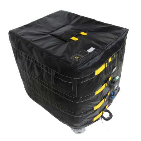 ATEX-Heizdecke + Regler & maximale Isolierung IBC 1000L