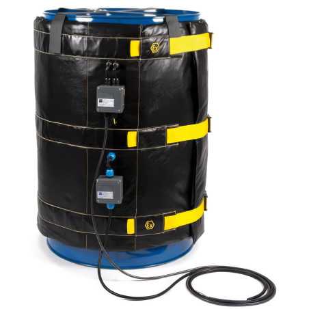 Couverture Chauffante Fût en Acier ou Plastique ATEX - Température Max 200°C