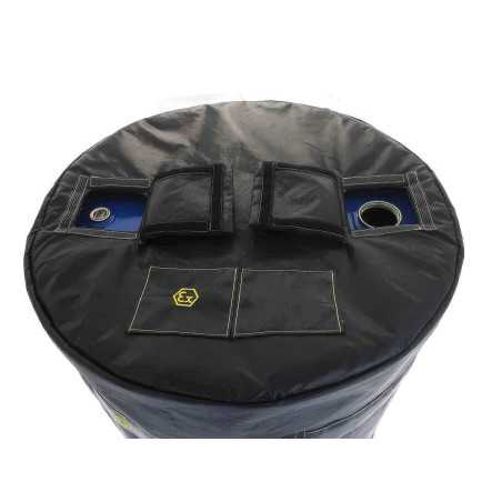 Coperchio isolato ATEX 200L tamburo IP65 | Riduce la perdita di calore e accelera il riscaldamento