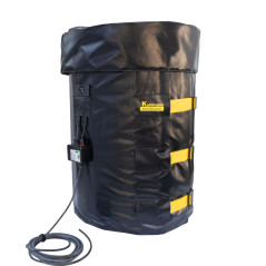 Couverture Chauffante Fût ATEX IP65 T6-T1 | Câble 5m Sans Fiche, Boîtier Remplaçable