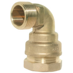 Mixed Brass Male Compression Elbow | Drinking water supply