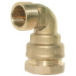 Brass Male Elbow Series 7000 PN16 | PE compression fitting