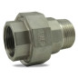 Male/female conical-range union in stainless steel 316