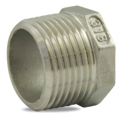 Acero inoxidable de reducción simple 316 macho/hembra ISO 4144 | Barra PN 20