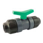 PE PN10 tube sphere valve with compression connections