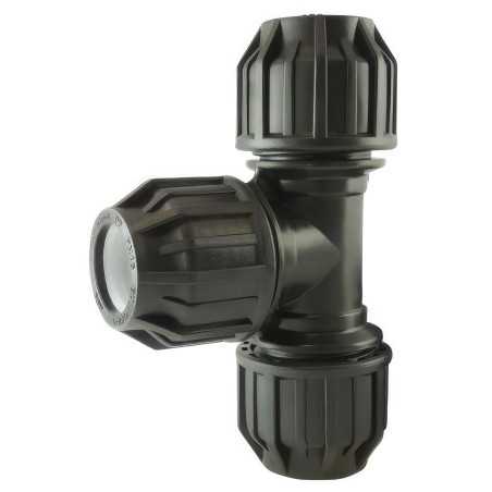 Gleicher Kompressions-Tee für PE-Röhrchen | Polypropylen-Fitting PN16