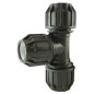 Equal Compression Tee for PE Tube | Polypropylene Fitting PN16