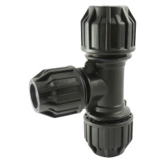 Reduce de la compresión de PE Bypass en T | Junta lubricada y cautiva
