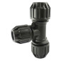 Té Réduit à Compression pour Tube PE | Raccord Polypropylène PN16