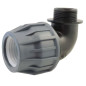 Coude 90° Mâle Compression Piscine | Flexible PVC | Bague POM Coude 90° Mâle Compression Piscine | Flexible PVC | Bague POM