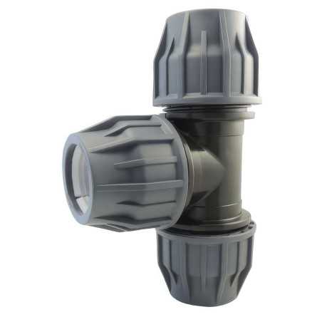 Pool-Kompressions-Tee für PVC-Schlauch | POM & EPDM-Ring