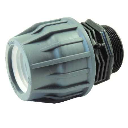 Adattatore di compressione maschio per piscina | Tubo in PVC | Anello POM