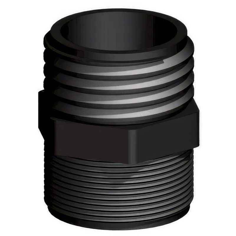 Conexión 2" macho s60x6 - 2" hilo de gas macho Conexión 2" macho s60x6 - 2" hilo de gas macho