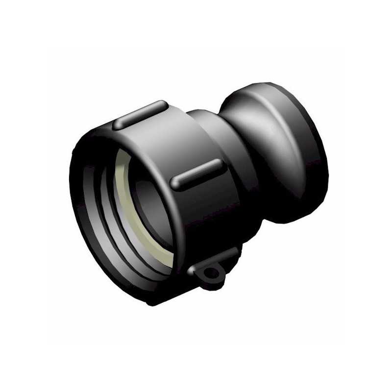 Raccord femelle S60x6 2'' - camlock male 1"1/2