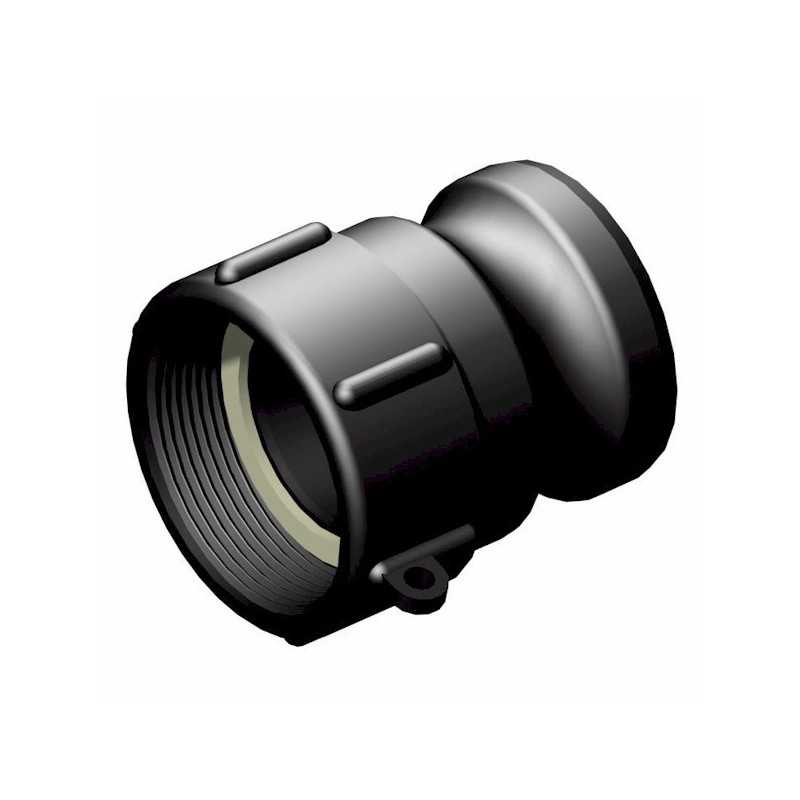 BSP 2'' Female Fitting - 2" Male Camlock Type A with Gasket
