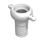 Female notched fit 1''1/2 BSP - male fluted right 38mm