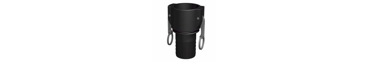 Femmina Camlock - dritto maschio fluted
