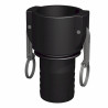 Camlock hembra - macho acanalado recto