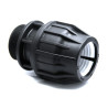Plastic compression connection