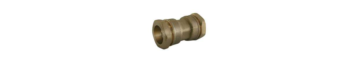 Manicotto a compressione ottone