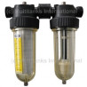 Filtration des Wassers